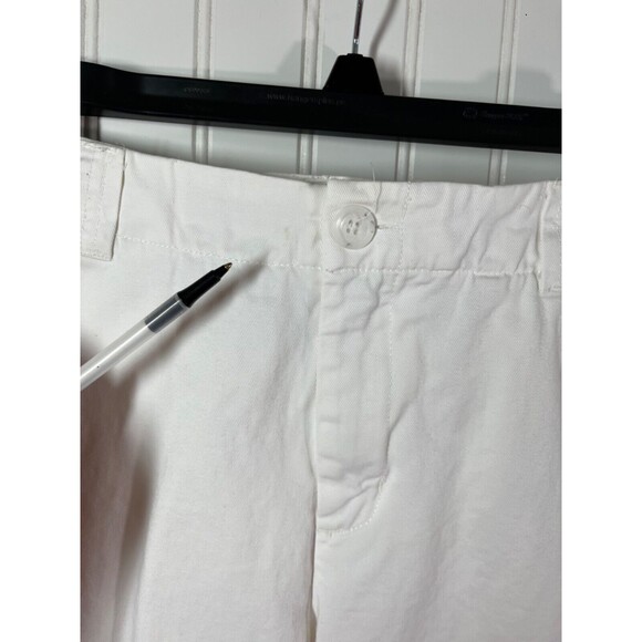 Gap Clean Out Women’s 100% Cotton Beaded White Denim Capris Size 6 Waist 30 - Picture 4 of 11